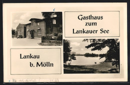 AK Lankau Bei Mölln, Gasthaus Zum Lankauer See O. Borchert, Seepartie  - Moelln
