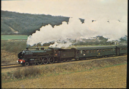 TRAINS ---  ( C.O.P.E.F. ) Dans La Vallere De La Mauldre -- Locomotive 230 G 353 , Tender 17 ,D 116 - Trains