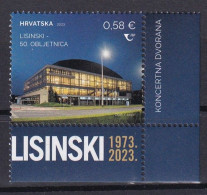 CROATIA 2023,CONCERT HALL LISINSLI,ZAGREB,MNH - Kroatië