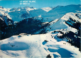 SAMOENS Le Plateau Des Saix Au Fond Le Mont Blanc 26(scan Recto-verso) MD2553 - Samoëns