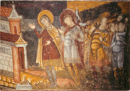 Saint Savin Sur Gartempe Peinture Murale De La Crypte Saint Savin Et Cyprien Devant Les Lions15(scan Recto-verso) MD2587 - Saint Savin