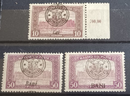 Magyar Kir Posta / Surcharge Regatul Romaniei Lei (3 Timbres Neufs) - Unused Stamps