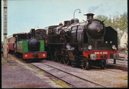 TRAINS ---  4 Juin 1978 -- Locomotive Pinguely Ex Morbihan - Trains