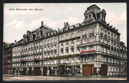 AK München, Hotel Rheinischer Hof  - Muenchen