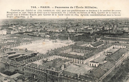 FRANCE - Paris - Panorama De L'école Militaire - Vue D'ensemble - De La Ville - Carte Postale Ancienne - Educazione, Scuole E Università