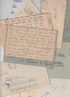 50 German Feldpost Covers From World War 2 From/to Fronts. Many Has Letters. Postal Weight 0,340 Kg. Please Read - Militares