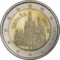 Espagne, Juan Carlos I, 2 Euro, Burgos, 2012, Madrid, SPL, Bimétallique - Espagne