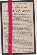Devotie Doodsprentje Overlijden - Adolphe Van Loocke Echtg Leonie Fevery - Koolkerke 1845 - 1919 - Décès