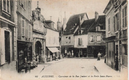 FRANCE - Auxerre - Vue Générale - Carrefour De La Rue Joubert Et La Porte Saint Pierre - Animé - Carte Postale Ancienne - Auxerre