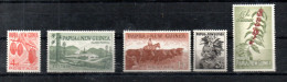 Papua Neuguinea 1958 Satz 7,8,11,17 Und 17 Freimarken Ungebraucht/MLH, Michel 79,00 Euro - Papouasie-Nouvelle-Guinée