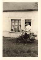 Scooter Ancien Marque Vespa Lambretta ? VESPA LAMBRETTA Modèle Type ? * Transport Moto * Photo Ancienne 12.8x9cm - Motorräder