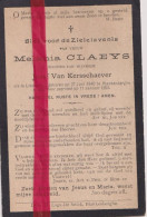 Devotie Doodsprentje Overlijden - Melania Claeys Wed Josef Van Kersschaever - Lissewege 1840 - Blankenberge 1902 - Décès