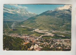 CPSM SAINT GERVAIS LES BAINS (Haute Savoie) - LE FAYET : Vue Générale Aérienne Situant Lycée, Abbaye, Parc Thermal, .... - Saint-Gervais-les-Bains