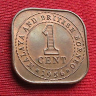 Malaya And British Borneo 1 Cent 1956 #2 W ºº - Malasia