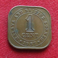 Malaya And British Borneo 1 Cent 1957 W ºº - Malesia