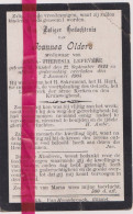 Devotie Doodsprentje Overlijden - Joannes Olders Wedn Anna Lefevere - Gistel 1822 - 1904 - Décès