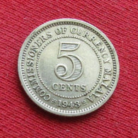Malaya 5 Cents 1943 W ºº - Malasia