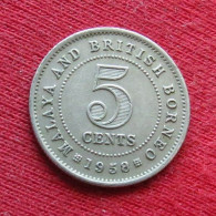 Malaya And British Borneo 5 Cents 1958 W ºº - Malasia