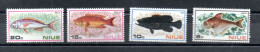 Niue 1973 Satz 133/36 Fische/Fish Postfrisch/MNH - Niue