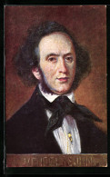 Künstler-AK Komponist Felix Mendelssohn Bartholdy  - Künstler