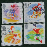 SPORT Ski Tennis Football Soccer (Mi 1143-1146) 1988 Used Gebruikt Oblitere ENGLAND GRANDE-BRETAGNE GB GREAT BRITAIN - Oblitérés