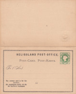 AD Heligoland Postkarte P2 1879 - Heligoland