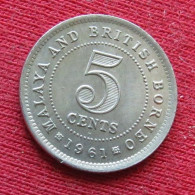 Malaya And British Borneo 5 Cents 1961 H W ºº - Malasia