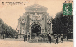 FRANCE - Les Fêtes De Sens (Juin 1908) - Porte Monumentale De L'exposition Industrielle - Animé - Carte Postale Ancienne - Sens