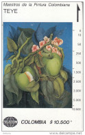 COLOMBIA(Tamura) - Manzanas Y Azules, Painting/Teye, Tirage 10000, Used - Colombie