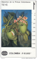 COLOMBIA(Tamura) - Manzanas Y Azules, Painting/Teye, Tirage 10000, Used - Kolumbien