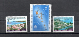 Neu Hebrides 1976 Satz 429/31 Karten/Hafen/Maps Schon Postfrisch/MNH - Unused Stamps