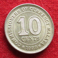 Malaya 10 Cents 1939 W ºº - Malasia