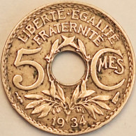 France - 5 Centimes 1934, KM# 875 (#3976) - 5 Centimes