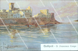 Cp5 Cartolina Gallipoli S.francesco Lungo Provincia Lecce Puglia - Lecce