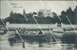 Cp6 Cartolina Brindisi Citta' Villa Cocoto' Puglia 1909 - Brindisi