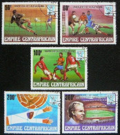 (dcbv-741) Central Africa - Rep. Centrafricaine - Centraal Afrika  Mi 600-604   Yv 368-72  Silver Overprint  2 Scans - 1978 – Argentine