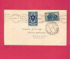 Lettre De 1943 Pour Le Cameroun - YT N° 177 Et 250 - Cartas & Documentos