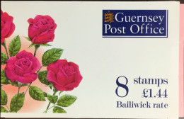 Guernsey 1997 Roses Flowers Booklet Unused - Rose