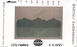 COLOMBIA(Tamura) - Horizontal Sostenido, Painting/Manuel Hernandez, Tirage 19000, Used - Kolumbien