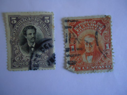 ECUADOR  USED   2  STAMPS  FAMOUS PEOPLES RHOHA - Equateur