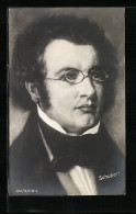 AK Portrait Des Komponisten Schubert  - Artistes