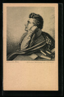 AK Bildnisse Deutscher Dichter, Heinrich Heine  - Escritores