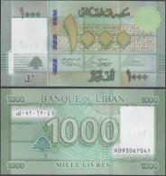 LEBANON - 1000 Livres 2016 P# 90c Middle East Banknote - Edelweiss Coins - Lebanon