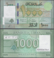 LEBANON - 1000 Livres 2016 P# 90c Middle East Banknote - Edelweiss Coins - Libanon