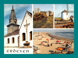 56 Erdeven église, Mégalithes, Moulin ( Multivues ) - Erdeven