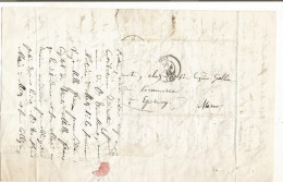 N°1717 ANCIENNE LETTRE DE TOUSSAINT A EUGENIE GALLICE DATE 1863 - Historische Dokumente