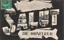 FRANCE - Honfleur - Salut De Honfleur - Multi-vues - Monuments - Carte Postale Ancienne - Honfleur