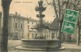 SAINT SORLIN . Place Du Marché  ( Café ARNAUD ) - Autres & Non Classés