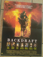 AFFICHE CINEMA FILM BACKDRAFT + 12 PHOTO EXPLOITATION DE NIRO RUSSELL RON HOWARD 1991 TBE POMPIER - Plakate & Poster