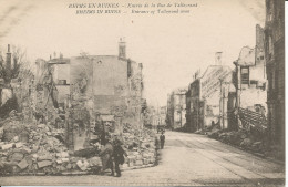 PC37773 Rheims In Ruins. Entrance Of Talleyrand Street. J. Bienaime - Monde